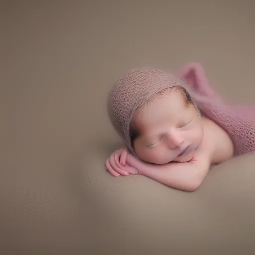 Prompt: beautiful photography of newborn, pastel colors, hyper realistic, 8 0 mm, studio lighting