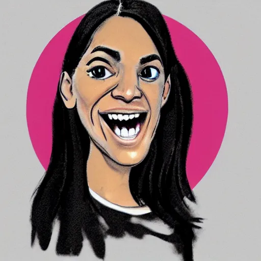 Alexandria Ocasio Cortez as a horse caricature | Stable Diffusion | OpenArt