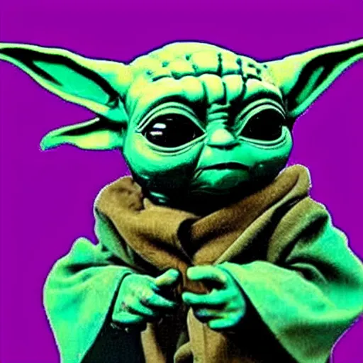 Image similar to baby yoda as a batman