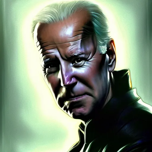 Prompt: portrait of Joe Biden as Neo from the matrix, ethereal, handsome, D&D, fantasy, intricate, elegant, highly detailed, digital painting, artstation, concept art, matte, sharp focus, illustration, art by Artgerm and Greg Rutkowski and Alphonse Mucha