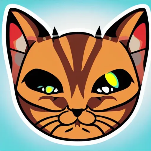 Prompt: portrait of a evil emperor kitten, sticker, highly detailed, colorful, illustration, smooth and clean vector curves, no jagged lines, vector art, smooth