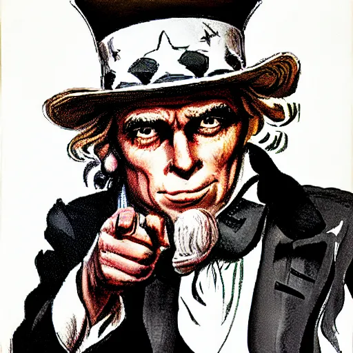 Image similar to uncle sam propaganda poster