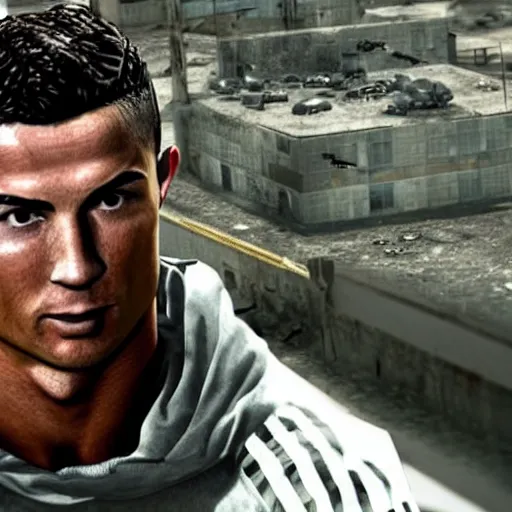 Prompt: Cristiano Ronaldo in MW2