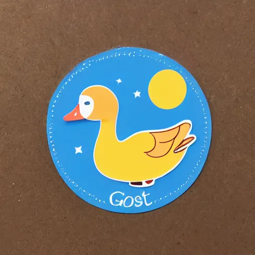 Image similar to cute goose sticker