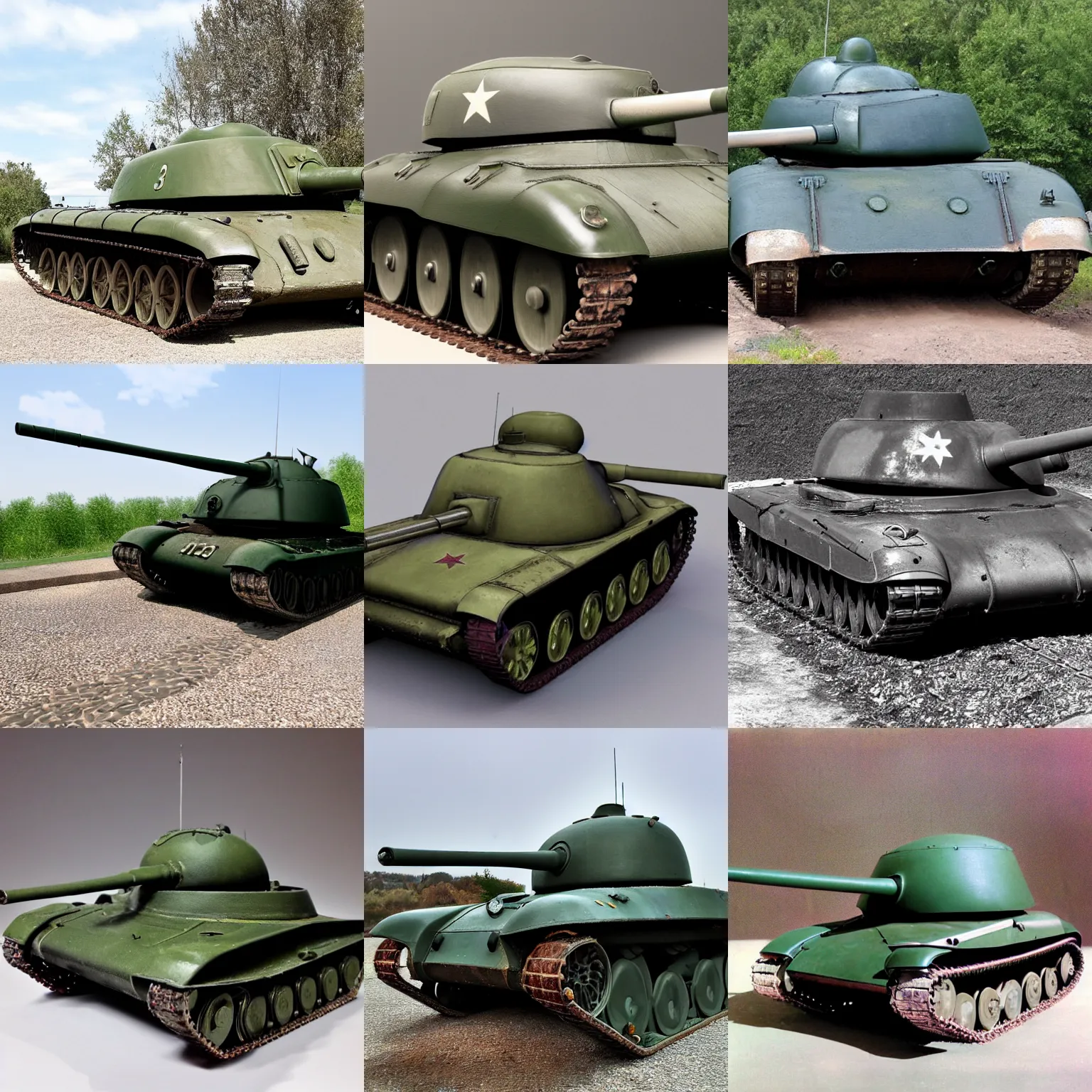 Prompt: T34 Tank