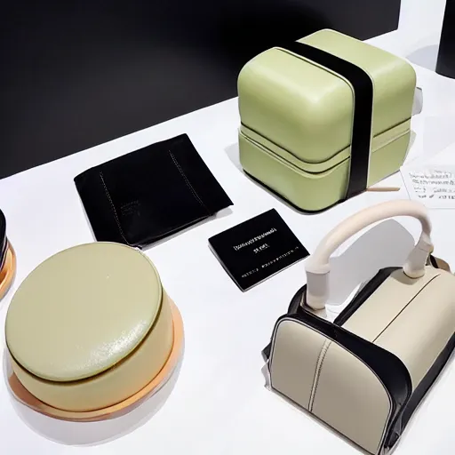 Image similar to jonathan ive dieter rams mooncake 🥮 handbag 👜 👝 packaging