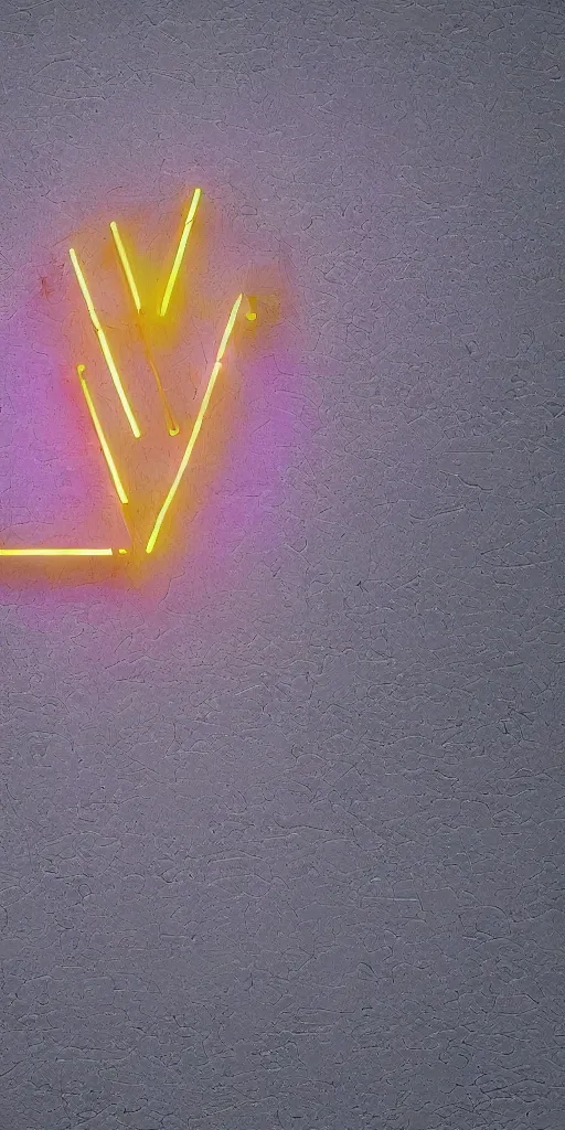 Image similar to logo of the letter v, cyberpunk, neon outline, neon border, epic light, studio quality, 8 k, blender render