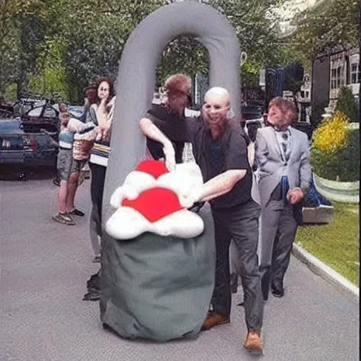 Image similar to the most random thing ever.