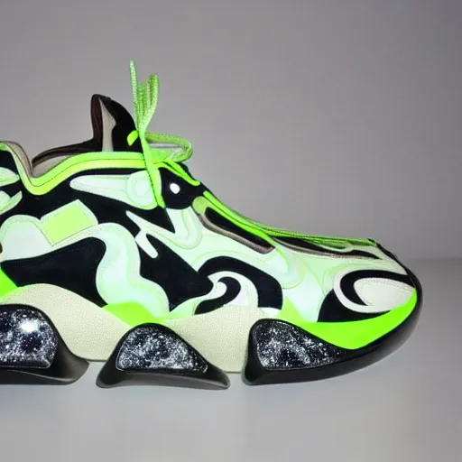 Image similar to balenciaga sneakers, y 2 k aesthetic, biomorphic, highly detailed, hyper realistic,