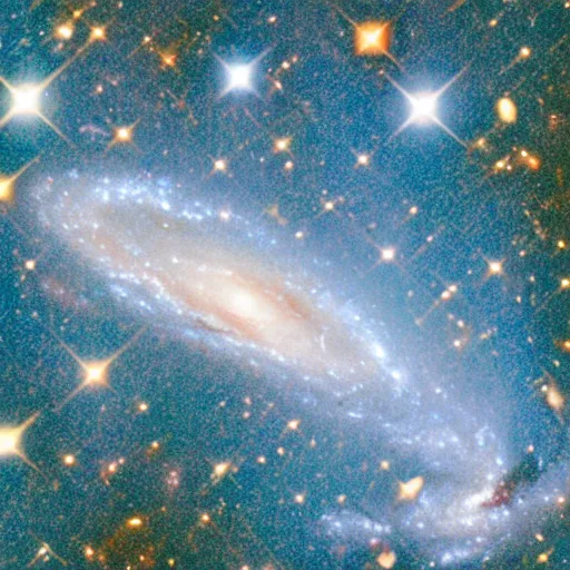 Image similar to galaxies shot by hubble telescope