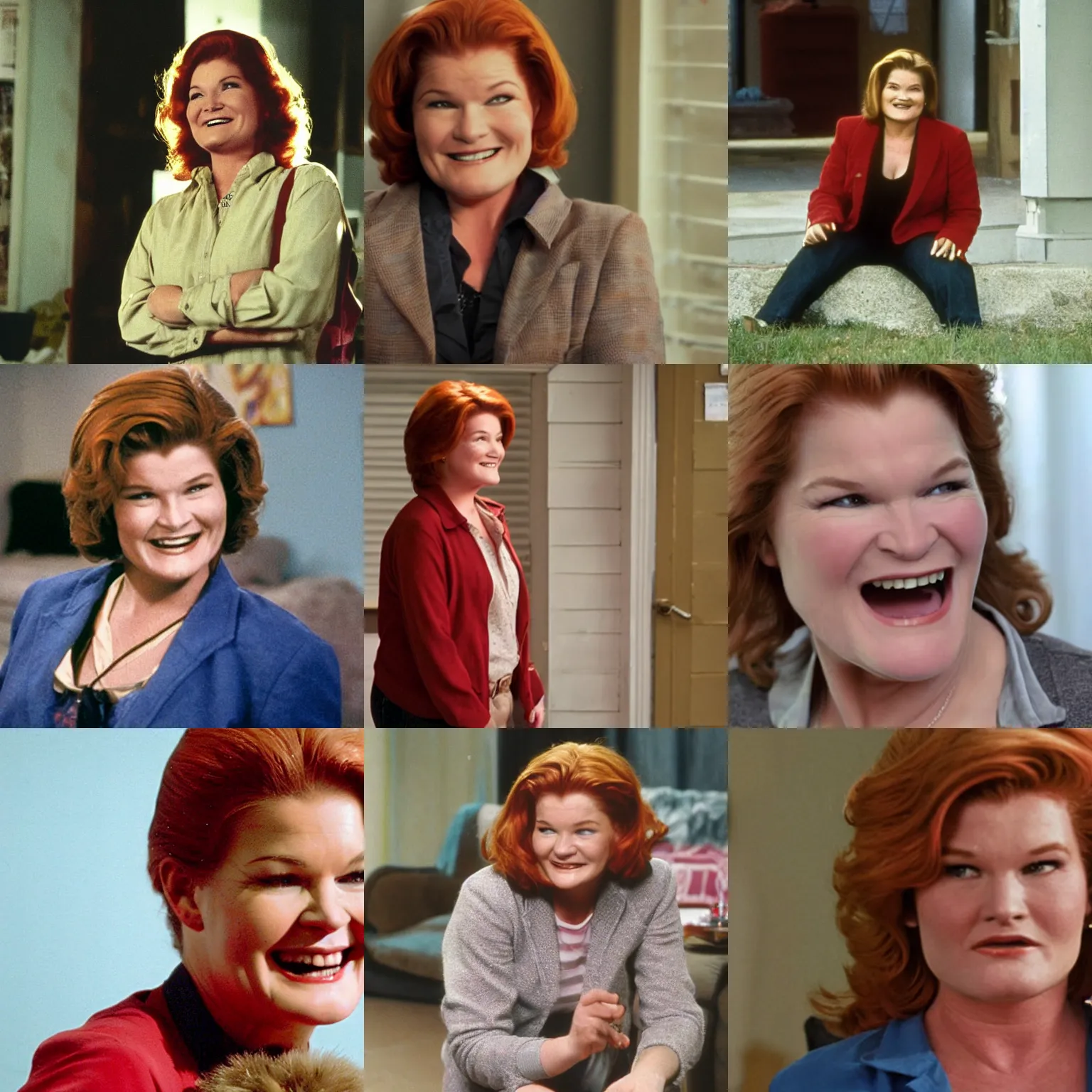 Prompt: Movie Still from Reasons to Laugh starring young Kate Mulgrew