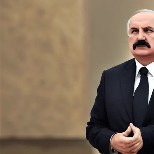 Image similar to Alexander Lukashenko as Terminator