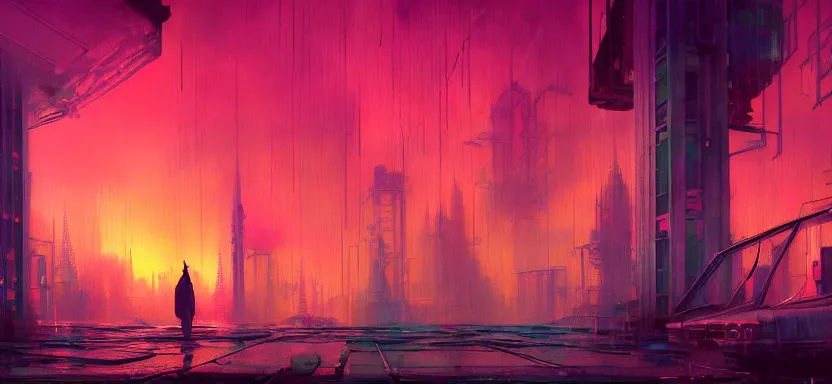 Image similar to beautiful masterpiece painting of a dystopian city in a future radioactive glowing swamp, cryogenic day spa treatment, grunge cyberpunk, by Remedios Varo and Anato Finnstark and Greg Rutkowski, dayglo pink, dayglo blue, by Craig Mullins, ilya kuvshinov, krenz cushart, artgerm, 8k, trending on ArtStation