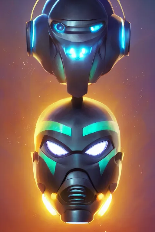 Image similar to epic mask helmet robot ninja portrait stylized as fornite style game design fanart by concept artist gervasio canda, behance hd by jesper ejsing, by rhads, makoto shinkai and lois van baarle, ilya kuvshinov, rossdraws global illumination radiating a glowing aura global illumination ray tracing hdr render in unreal engine 5