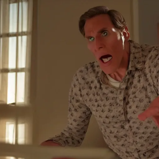 Image similar to Live Action Still of Jerma in Poltergeist, real life, hyperrealistic, ultra realistic, realistic, highly detailed, epic, HD quality, 8k resolution, body and headshot, film still