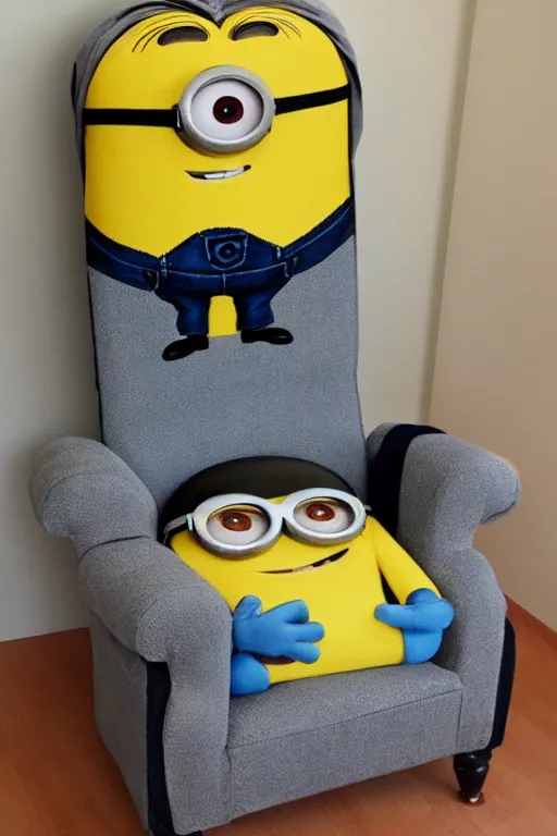 Prompt: Minion armchair