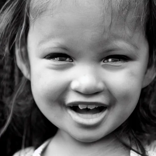 Image similar to a hungry child, award winning black and white photography