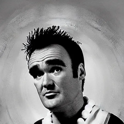 Prompt: “ morrissey as jesus christ ”