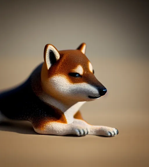 Image similar to award winning 5 5 mm photo of a shiba inu tapir hybrid in a part.. dof. bokeh. life - like. very detailed 8 k. intricate. soft light. nikon d 8 5 0.