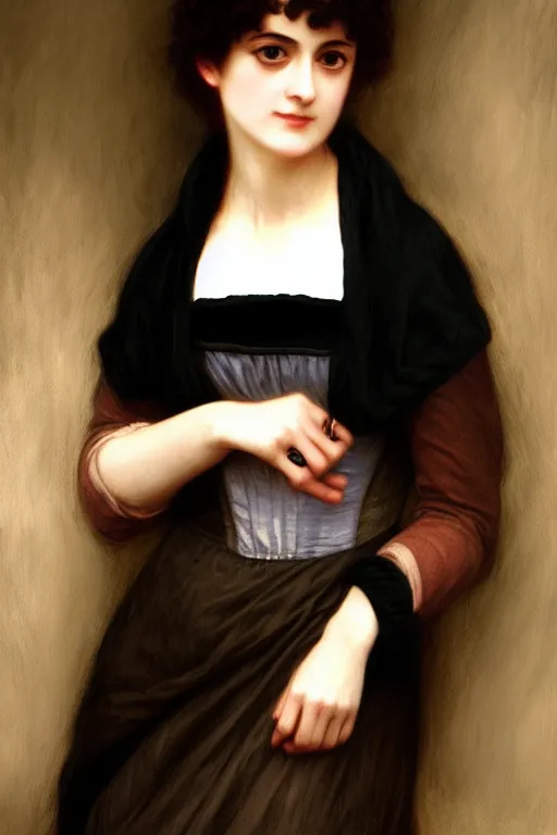 Prompt: dark jane austen, painting by rossetti bouguereau, detailed art, artstation