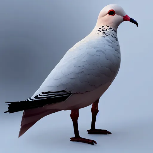 Image similar to portrait of a godlike dove. digital art. artstation. high detail. unreal engine. 8 k. award winning.