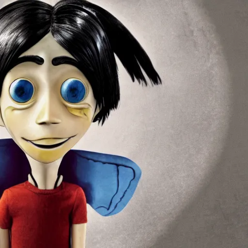 Image similar to A still of Coraline (2009), 4K, HD image