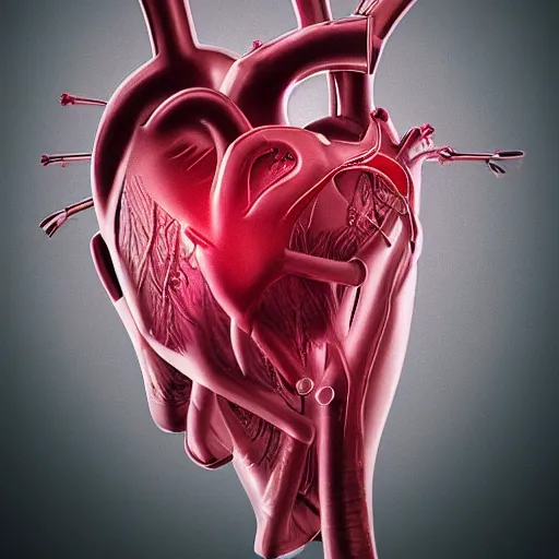 Prompt: a human heart, cinematic art, hyper realistic