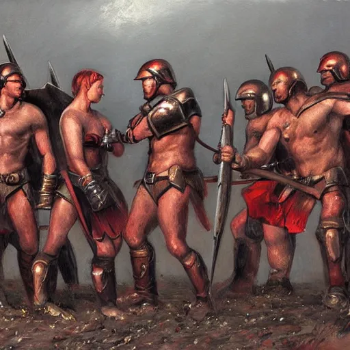 Image similar to Spartans by H. R. Geigr