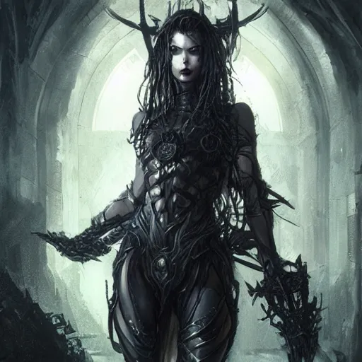 JEStockArt - Supernatural - Shadow Warrior Woman With Dark