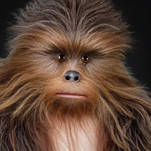 Image similar to a hairless wookie