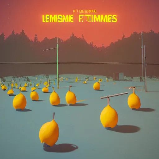 Image similar to “the existence of lemons by Simon Stalenhag, trending on artstation, 8k, octane rendered, highly detailed”