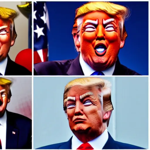 Image similar to donald trump as a clown