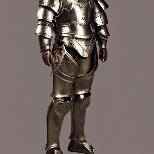 Free Photo Prompt  Knight in Plate Armor on Battlefield