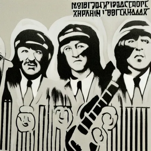 Image similar to soviet beatles