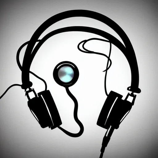Prompt: cyborg octopus dj in headphones, digital art, minimalism
