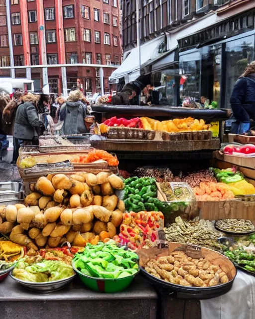 Prompt: this is the best food you can buy on the streets of stockholm