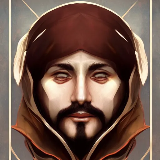 Prompt: bard fantasy, symmetrical beautiful, portrait, trending on artstation