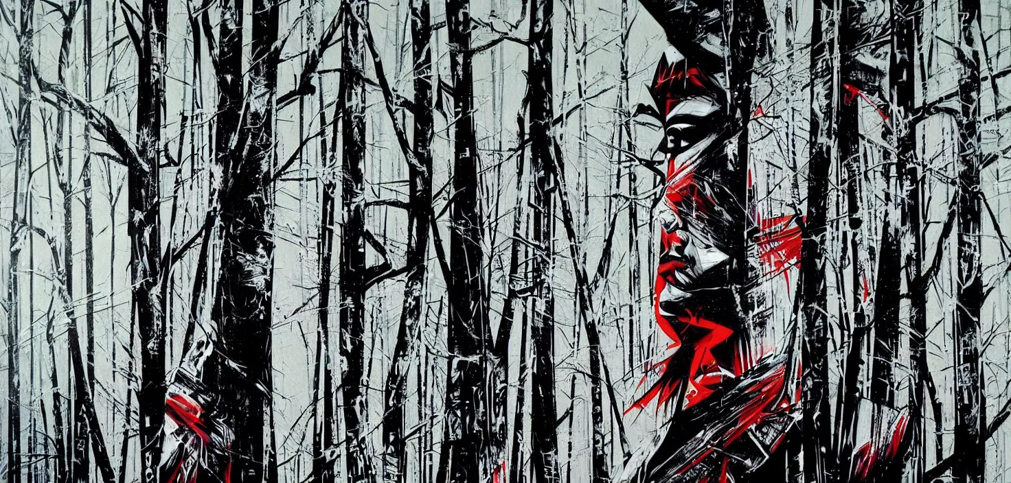 Prompt: dark forest by chevrier sandra