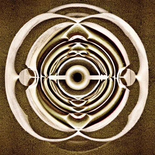 Image similar to the concept of infinity, perfectly symmetrical