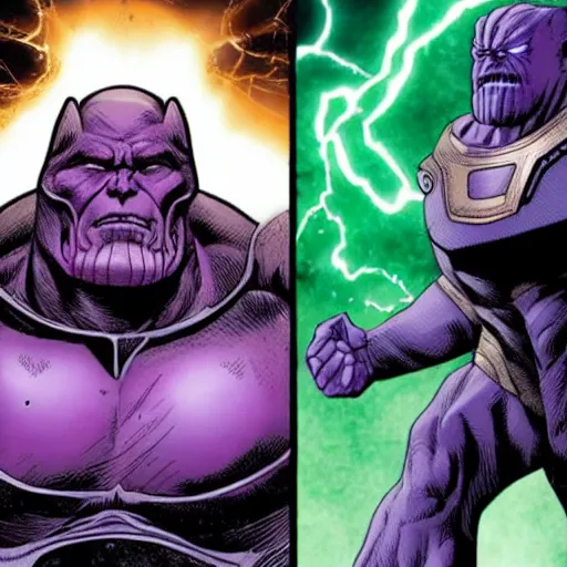 Prompt: Thanos vs Darkseid