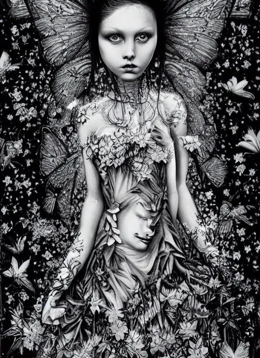 Image similar to Fairy goddess painting by Dan Hillier, trending on artstation, artstationHD, artstationHQ, 4k, 8k