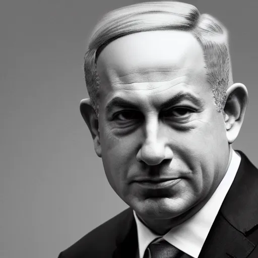 Prompt: a portrait of benjamin netanyahu as a superhero, relistic, 1 0 0 mm