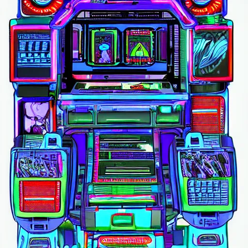 Image similar to meganoid machine, cyberpunk style, high details, digital art