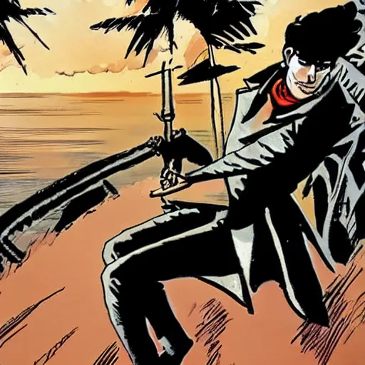 Image similar to corto maltese