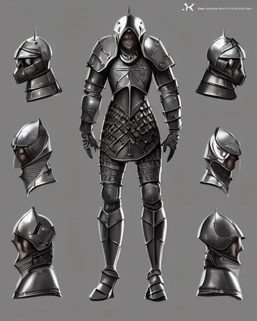 Image similar to noble armor, medieval fantasy concept art, trending on artstation, shiny silver with gold trim, flat shading, smooth lines, beveled edges, smooth contours, extremely clean, uncluttered, symmetrical, front view