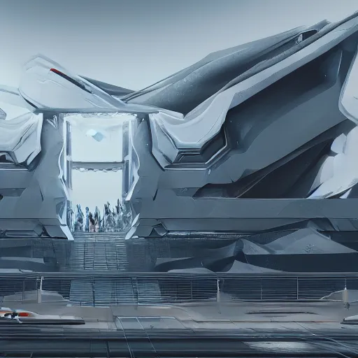 Image similar to sci-fi wall structure shape x o y on the coronation of napoleon painting and digital billboard in the middle, unreal engine 5, keyshot, octane, artstation trending, ultra high detail, ultra realistic, cinematic, 8k, 16k, in style of zaha hadid, in style of nanospace Michael Menzelincev, in style of Lee SOUDER, colors in style of the Blade Runner 2049 cloud, in plastic, dark, tilt shift,