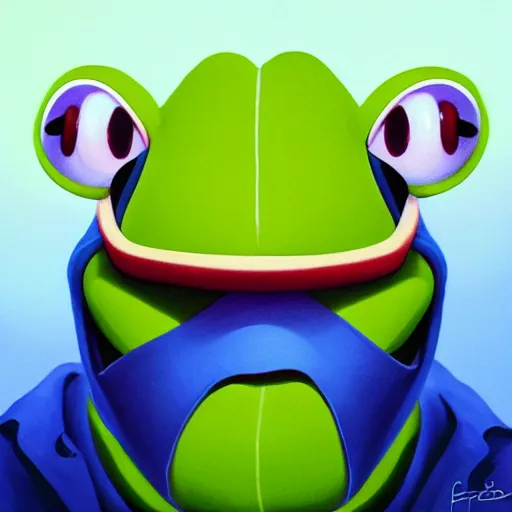 Prompt: face icon stylized minimalist kermit the frog 1 9 8 2, loftis, cory behance hd by jesper ejsing, by rhads, makoto shinkai and lois van baarle, ilya kuvshinov, rossdraws global illumination