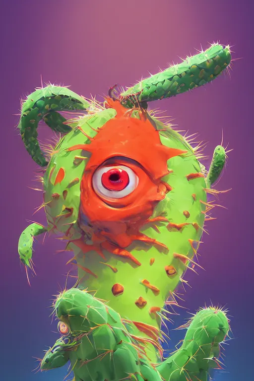 Image similar to 3 d render creature animal sushi cristal very big eye roots cactus elemental flush of force nature micro world fluo fishscale, comics gta 5 cover, official fanart behance hd artstation by jesper ejsing, by rhads, makoto shinkai and lois van baarle, ilya kuvshinov, ossdraws