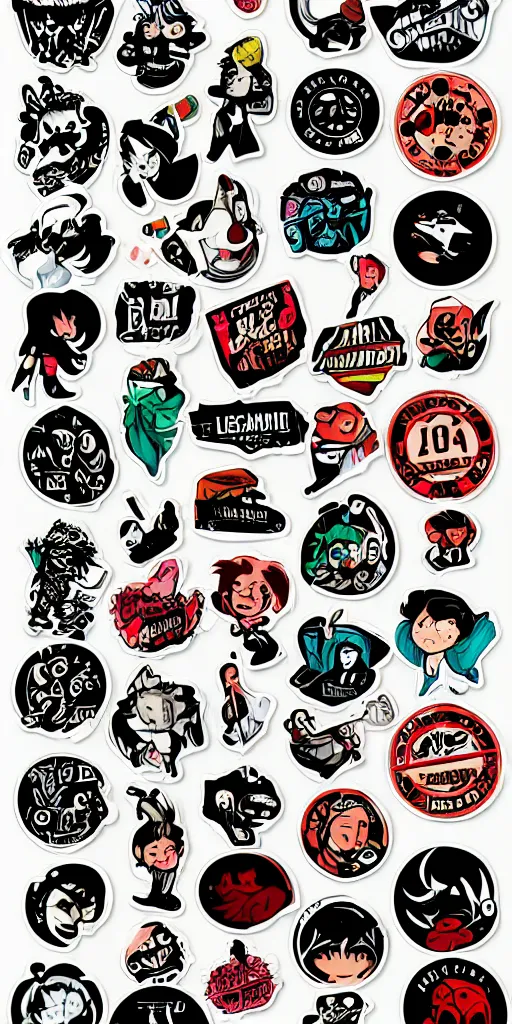 Image similar to unused sticker sheet