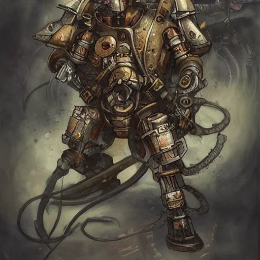 Prompt: portrait of a rampaging ashigaru steampunk - inspired mecha boar, fantasy dungeons and dragons magic the gathering art, of bamboo, laquer and steel by brian froud and greg rutkowski